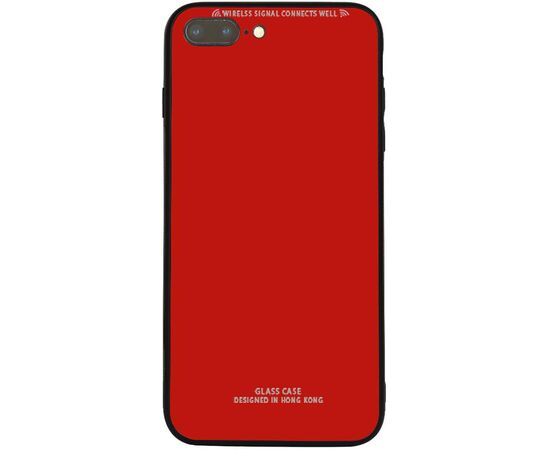 Придбати Чехол-накладка TOTO Pure Glass Case Apple iPhone 7 Plus/8 Plus Red, image , характеристики, відгуки