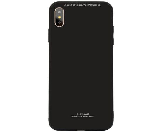 Придбати Чехол-накладка TOTO Pure Glass Case Apple iPhone X/XS Black, image , характеристики, відгуки