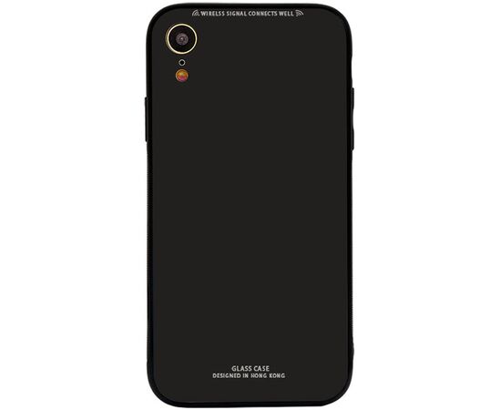 Придбати Чехол-накладка TOTO Pure Glass Case Apple iPhone XR Black, image , характеристики, відгуки