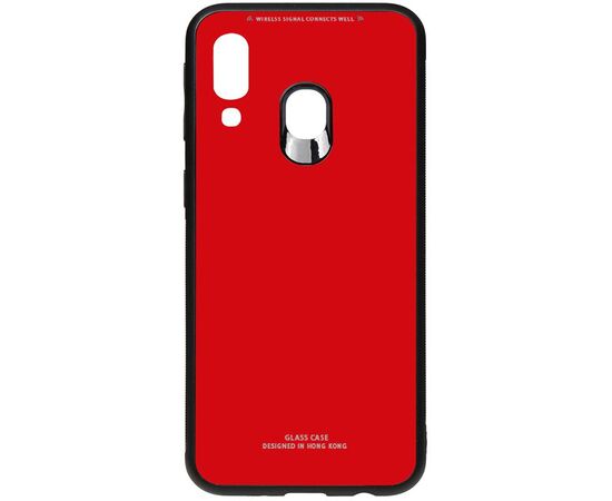 Придбати Чехол-накладка TOTO Pure Glass Case Samsung Galaxy A40 Red, image , характеристики, відгуки