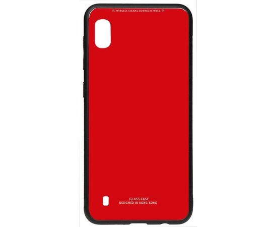 Придбати Чехол-накладка TOTO Pure Glass Case Samsung Galaxy A10 Red, image , характеристики, відгуки