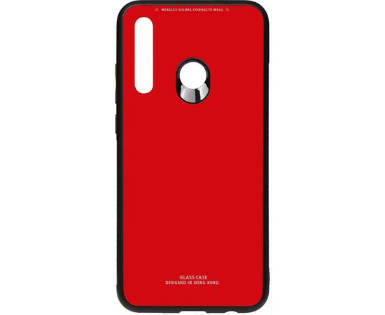 Придбати Чехол-накладка TOTO Pure Glass Case Huawei P Smart+ 2019 Red, image , характеристики, відгуки