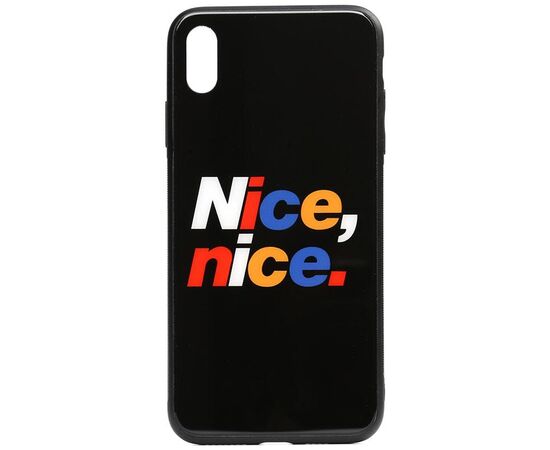 Придбати Чехол-накладка TOTO Cartoon Print Glass Case Apple iPhone X/XS Nice, nice., image , характеристики, відгуки