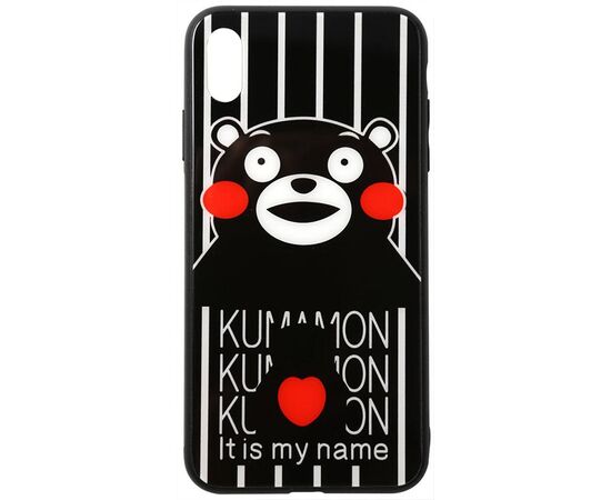 Придбати Чехол-накладка TOTO Cartoon Print Glass Case Apple iPhone X/XS Kumamon, image , характеристики, відгуки