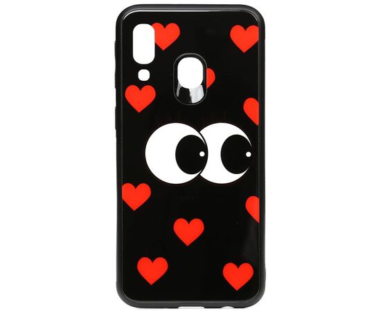 Придбати Чехол-накладка TOTO Cartoon Print Glass Case Samsung Galaxy A40 Just Eatit, image , характеристики, відгуки