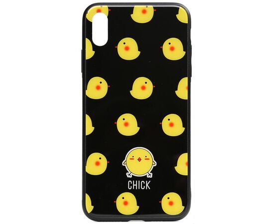 Придбати Чехол-накладка TOTO Cartoon Print Glass Case Apple iPhone X/XS Chick, image , характеристики, відгуки