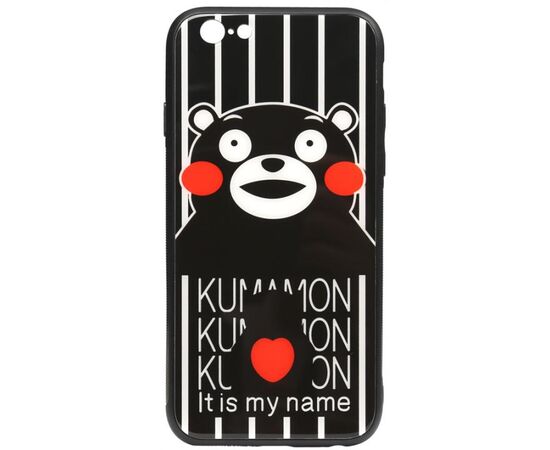 Купить Чехол-накладка TOTO Cartoon Print Glass Case Apple iPhone 6/6s Kumamon, фото , характеристики, отзывы