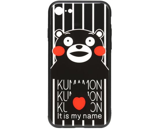 Придбати Чехол-накладка TOTO Cartoon Print Glass Case Apple iPhone 7/8/SE 2020 Kumamon, image , характеристики, відгуки