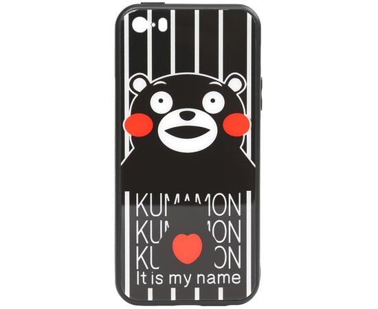 Придбати Чехол-накладка TOTO Cartoon Print Glass Case Apple iPhone SE/5s/5 Kumamon, image , характеристики, відгуки