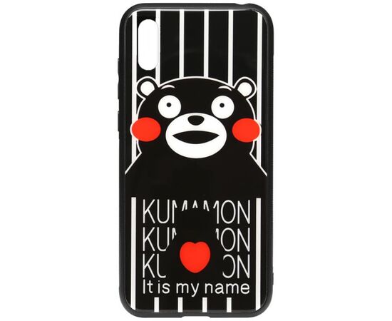 Придбати Чехол-накладка TOTO Cartoon Print Glass Case Huawei Y6 2019 Kumamon, image , характеристики, відгуки