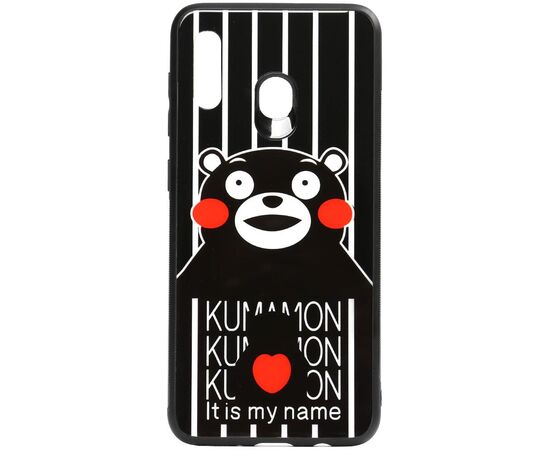 Придбати Чехол-накладка TOTO Cartoon Print Glass Case Samsung Galaxy A20/A30 Kumamon, image , характеристики, відгуки