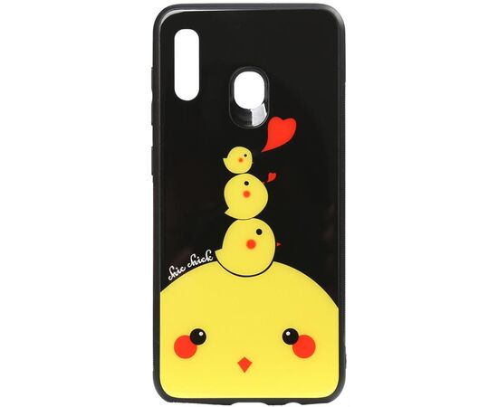 Придбати Чехол-накладка TOTO Cartoon Print Glass Case Huawei Y7 2019 Chicken Chick, image , характеристики, відгуки