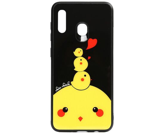 Купить Чехол-накладка TOTO Cartoon Print Glass Case Samsung Galaxy A20/A30 Chicken Chick, фото , характеристики, отзывы