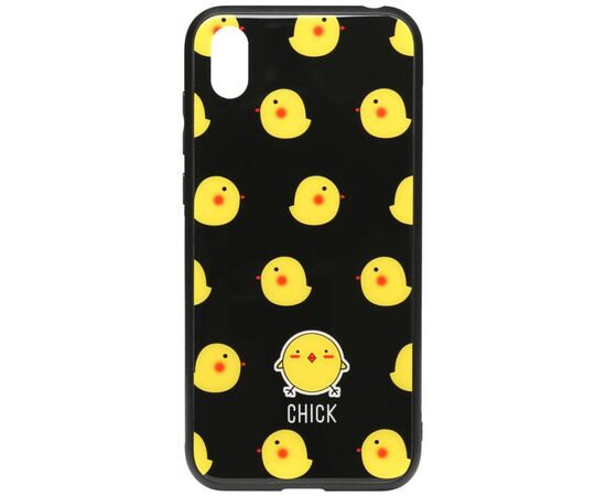 Придбати Чехол-накладка TOTO Cartoon Print Glass Case Huawei Y5 2019 Chick, image , характеристики, відгуки