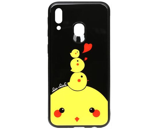 Купить Чехол-накладка TOTO Cartoon Print Glass Case Samsung Galaxy M20 Chicken Chick, фото , характеристики, отзывы