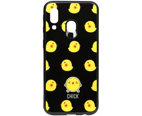 Купить Чехол-накладка TOTO Cartoon Print Glass Case Samsung Galaxy A40 Chick, фото , характеристики, отзывы