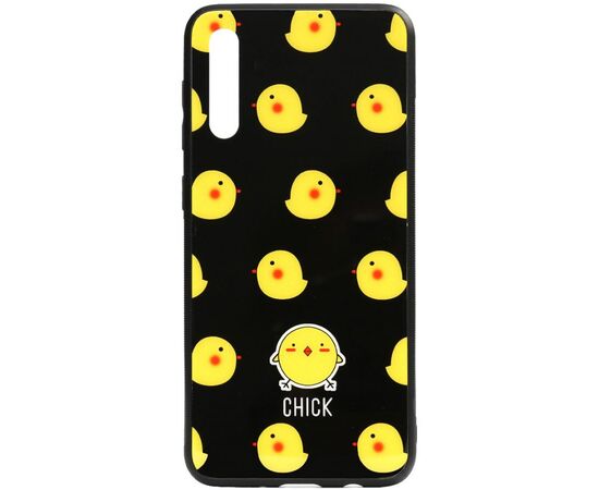 Придбати Чехол-накладка TOTO Cartoon Print Glass Case Samsung Galaxy A70 Chick, image , характеристики, відгуки