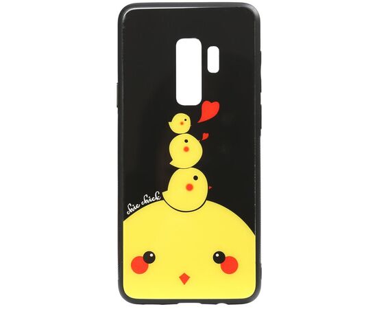 Придбати Чехол-накладка TOTO Cartoon Print Glass Case Samsung Galaxy S9+ Chicken Chick, image , характеристики, відгуки