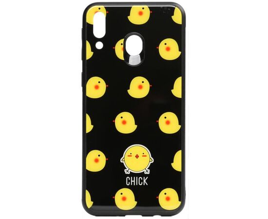 Придбати Чехол-накладка TOTO Cartoon Print Glass Case Samsung Galaxy M20 Chick, image , характеристики, відгуки