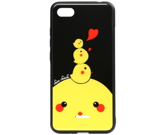 Придбати Чехол-накладка TOTO Cartoon Print Glass Case Xiaomi Redmi 6A Chicken Chick, image , характеристики, відгуки