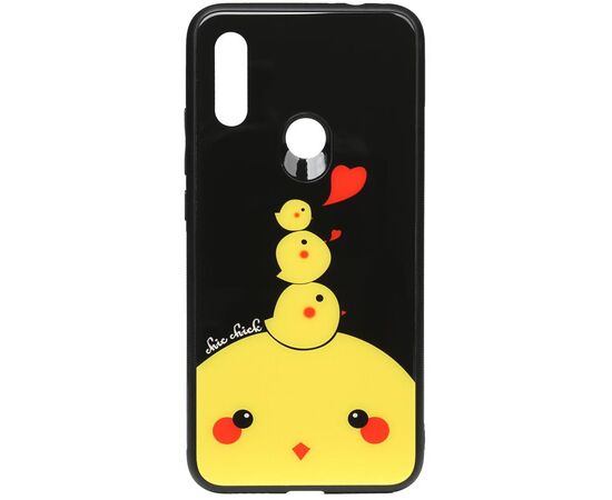 Придбати Чехол-накладка TOTO Cartoon Print Glass Case Xiaomi Redmi 7 Chicken Chick, image , характеристики, відгуки