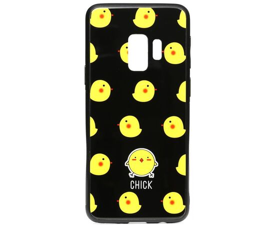 Купить Чехол-накладка TOTO Cartoon Print Glass Case Samsung Galaxy S9 Chick, фото , характеристики, отзывы