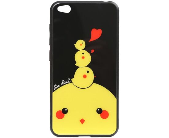 Купить Чехол-накладка TOTO Cartoon Print Glass Case Xiaomi Redmi Go Chicken Chick, фото , характеристики, отзывы