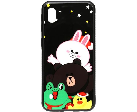 Придбати Чехол-накладка TOTO Cartoon Print Glass Case Samsung Galaxy A10 Line friends all about, image , характеристики, відгуки