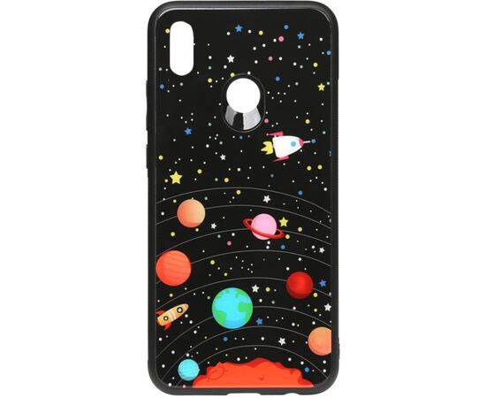 Придбати Чехол-накладка TOTO Cartoon Print Glass Case Huawei P Smart Z Planets, image , характеристики, відгуки