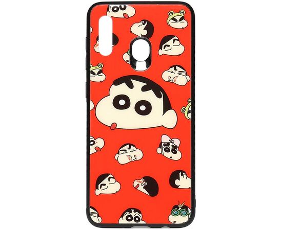 Придбати Чехол-накладка TOTO Cartoon Print Glass Case Samsung Galaxy A20/A30 A monkey, image , характеристики, відгуки