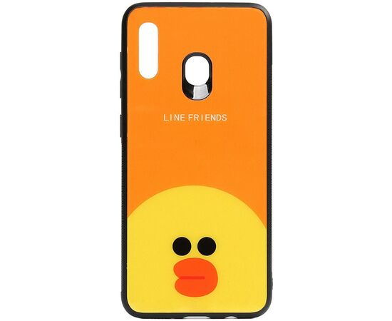 Купить Чехол-накладка TOTO Cartoon Print Glass Case Samsung Galaxy A20/A30 Line friends Sally, фото , характеристики, отзывы