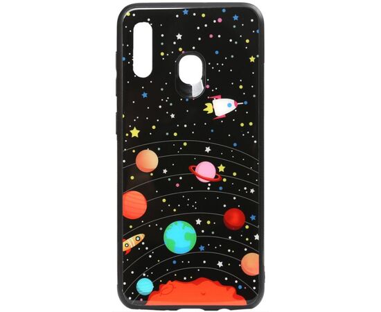 Придбати Чехол-накладка TOTO Cartoon Print Glass Case Huawei Y7 2019 Planets, image , характеристики, відгуки