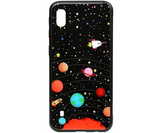 Придбати Чехол-накладка TOTO Cartoon Print Glass Case Samsung Galaxy A10 Planets, image , характеристики, відгуки