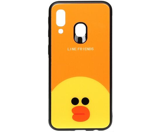 Придбати Чехол-накладка TOTO Cartoon Print Glass Case Samsung Galaxy A40 Line friends Sally, image , характеристики, відгуки