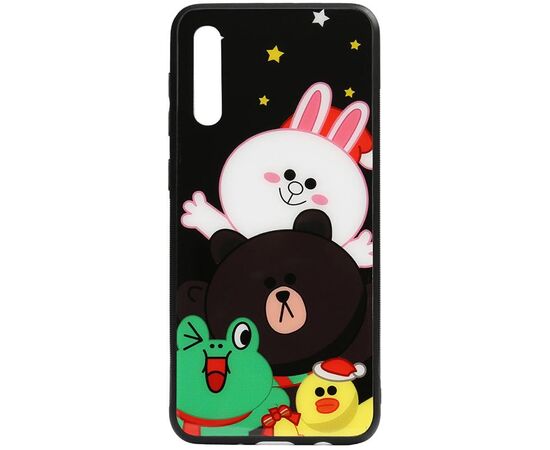 Придбати Чехол-накладка TOTO Cartoon Print Glass Case Samsung Galaxy A30s/A50/A50s Line friends all about, image , характеристики, відгуки