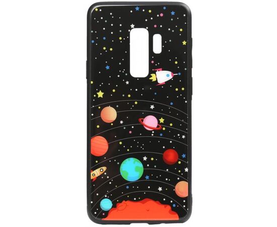 Придбати Чехол-накладка TOTO Cartoon Print Glass Case Samsung Galaxy S9+ Planets, image , характеристики, відгуки