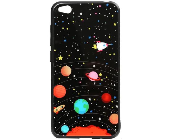 Придбати Чехол-накладка TOTO Cartoon Print Glass Case Xiaomi Redmi Go Planets, image , характеристики, відгуки