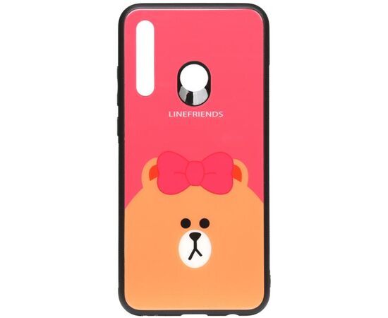 Придбати Чехол-накладка TOTO Cartoon Print Glass Case Huawei P Smart+ 2019 Line friends Brown, image , характеристики, відгуки