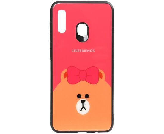 Придбати Чехол-накладка TOTO Cartoon Print Glass Case Huawei Y7 2019 Line friends Brown, image , характеристики, відгуки