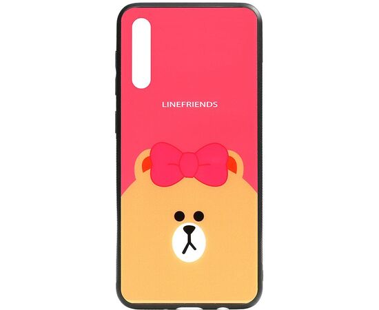 Придбати Чехол-накладка TOTO Cartoon Print Glass Case Samsung Galaxy A30s/A50/A50s Line friends Brown, image , характеристики, відгуки