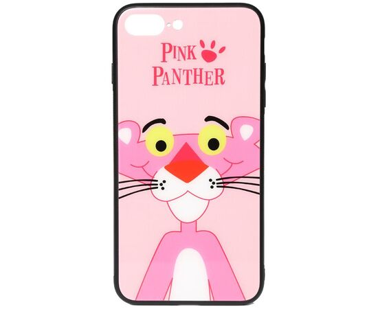 Придбати Чехол-накладка TOTO Cartoon Print Glass Case Apple iPhone 7 Plus/8 Plus Pink Panther, image , характеристики, відгуки