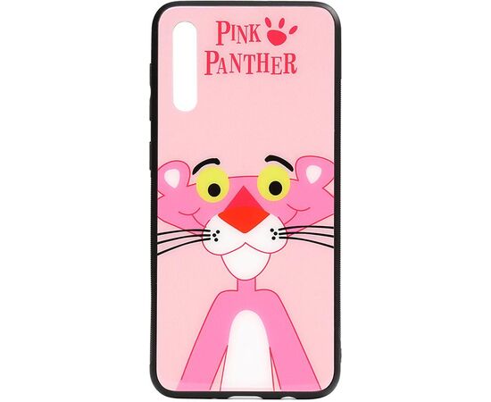 Купить Чехол-накладка TOTO Cartoon Print Glass Case Samsung Galaxy A70 Pink Panther, фото , характеристики, отзывы