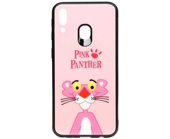 Купить Чехол-накладка TOTO Cartoon Print Glass Case Samsung Galaxy M20 Pink Panther, фото , характеристики, отзывы