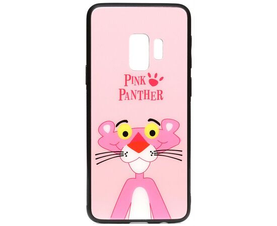 Придбати Чехол-накладка TOTO Cartoon Print Glass Case Samsung Galaxy S9 Pink Panther, image , характеристики, відгуки