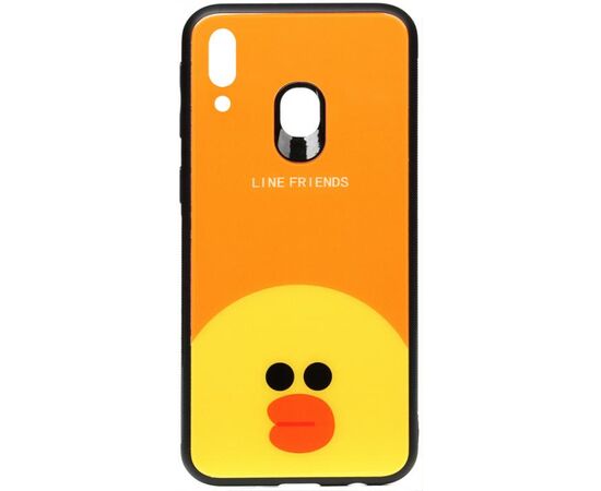 Придбати Чехол-накладка TOTO Cartoon Print Glass Case Samsung Galaxy M20 Line friends Sally, image , характеристики, відгуки