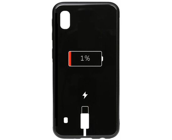 Придбати Чехол-накладка TOTO Cartoon Print Glass Case Samsung Galaxy A10 Battery Charge, image , характеристики, відгуки