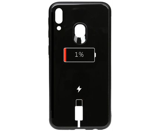 Придбати Чехол-накладка TOTO Cartoon Print Glass Case Samsung Galaxy M20 Battery Charge, image , характеристики, відгуки