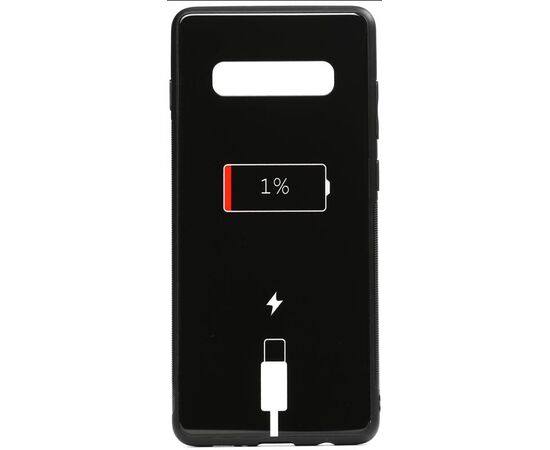 Придбати Чехол-накладка TOTO Cartoon Print Glass Case Samsung Galaxy S10 Battery Charge, image , характеристики, відгуки