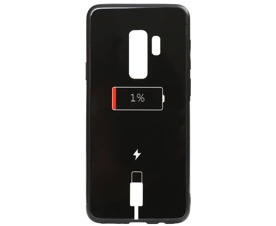 Придбати Чехол-накладка TOTO Cartoon Print Glass Case Samsung Galaxy S9+ Battery Charge, image , характеристики, відгуки