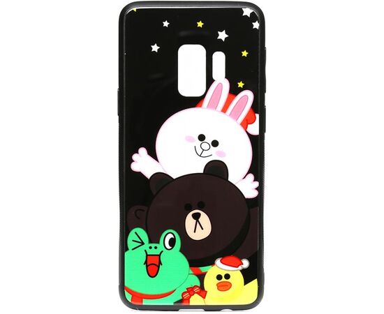 Придбати Чехол-накладка TOTO Cartoon Print Glass Case Samsung Galaxy S9 Line friends all about, image , характеристики, відгуки